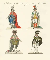 Annan riddarordning (färgad gravyr)