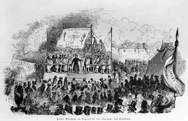 Fader Matthew, Temperance and Religion, 1800-talet