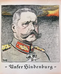 Fältmarskalk Paul Von Hindenburg (1857-1934) 1914