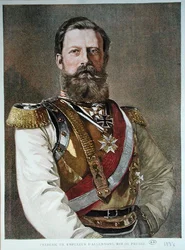 Fredrik III (1831-88) 1888 (lito i färg)