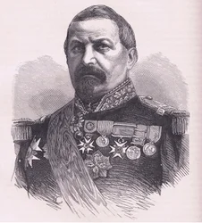 General Vinoy, Cassells historia om kriget mellan Frankrike och Tyskland publicerad av Cassell and Company Limited, ca 1890 (lito)