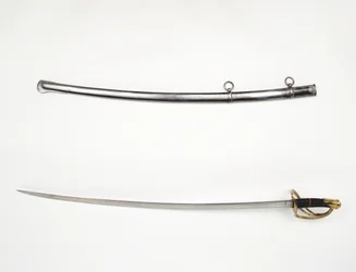 Tyskt kavalleri svärd och skida, Orange Free State Artillery, Sydafrika