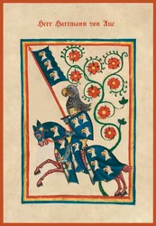Hartmann von Aue, Medeltida sångbok (pergament)