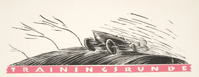 Illustration från Styl, pub.1922 (pochoirtryck)