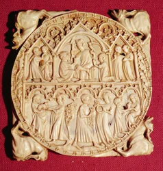 Spegelfodral i elfenben, c.1360-70
