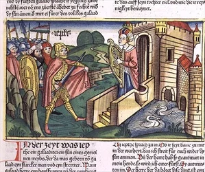 Domare 11 29-40 Jeftas dotter hälsar sin far, från 