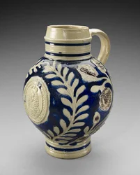 Kanna, c. 1689-1702 (saltglaserat stengods)