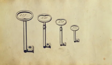 Keys, tidigt 1800-tal (wc)