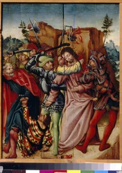 Judaskyssen. Målning av en tysk mästare, tidigt 1500-tal. Pusjkins statliga konstmuseum, Moskva.