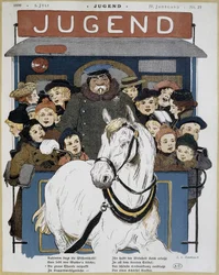 Många barn i en omnibus - i "" Jugend"""