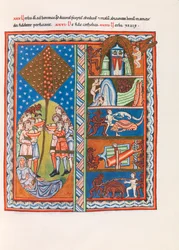 Miniatyr ur Liber Scivias av Hildegard av Bingen, ca 1175 (faksimil)