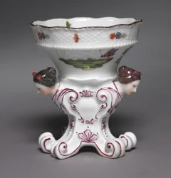 Ett par salter från Sulkowsky Service, tillverkare Meissen Porslinsfabrik, Tyskland, 1735-1756