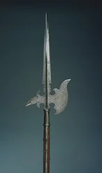Parad hellebard från kurfursten Christian I av Sachsens statsgarde, 1586-91