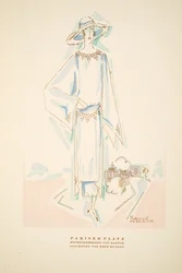 Pariser Platz, Summer outfit av Hammer, från Styl, pub.1922 (pochoir-tryck)