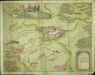 Plan över slaget vid Mollwitz den 10 april 1741