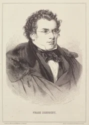 Porträtt av Franz Schubert (1768-1827)