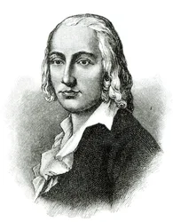 Porträtt av Friedrich Hoelderlin