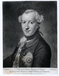Porträtt av Hans mest fridfulla höghet Charles (1735-1806), prins av Brunswick, Luneburg och Wolfenbuttel