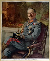 Porträtt av Kaiser Wilhelm II (1859-1941)