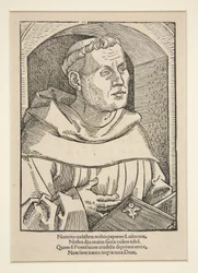 Porträtt av Martin Luther (träsnitt)