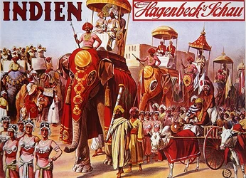 Affischreklam "Indien - Hagenbeck