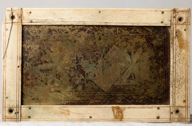 Relikvieskrin, Köln, Tyskland, ca 1150 (trä och elfenben)