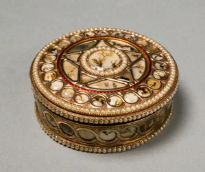 Rund snusdosa, c.1800-30