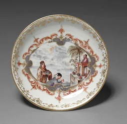 Fat, tillverkare Meissen Porslinsfabrik, Tyskland, ca 1723