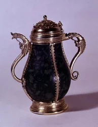 Silverförgylld ewer, c.1489 (silver)