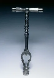 Nyckel för en hjullåspistol, c.1600-25 (stål)