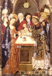 Presentationen i templet, ca 1480