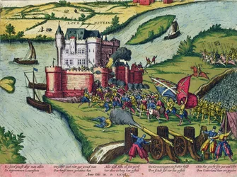 Belägringen av Louvain och Harman Reuters hjältemod mot de spanska styrkorna 1571 (se även 88468)