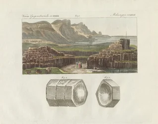 Jättevägen eller jättegatan (färgad gravyr)