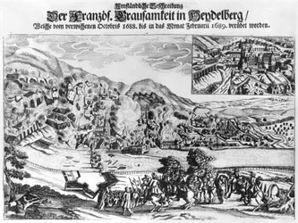Fransmännens intagande och förstörelse av Heidelberg i februari 1689