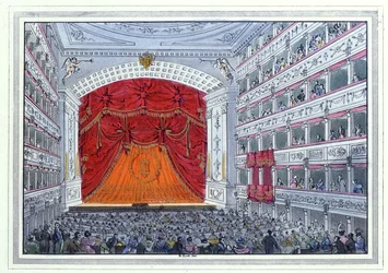 Theater am Karntnertor Wien (akvatint)