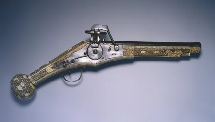 Hjullåst jaktpistol
