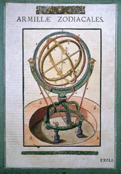 Zodiacal Armillary Sphere i "The Institute of Astronomy" av Tycho Brahe (1546 - 1601), Wandsbeck