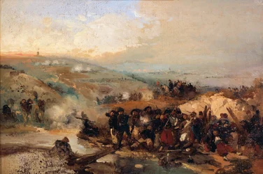 Fångst av Malakoff-tornet, av Gerolamo Induno
