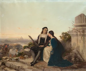 Raphael och Fornarina, 1869.