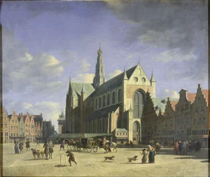 Groote Markt (stora marknaden) Haarlem
