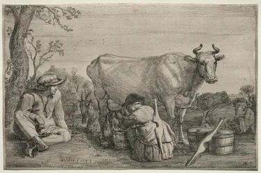 The Milkmaid, 1643.