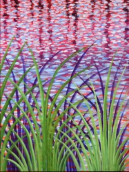 Creek Reeds 08, 2014 (akryl på duk)