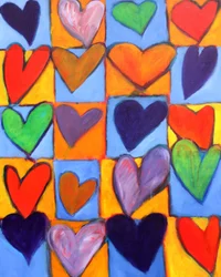 Healing Hearts, 2011 (akryl på duk)