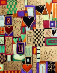 Heart Icon, 2011 (akryl på duk)