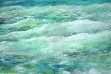 Quiet Seas, 2013 (akryl på duk)