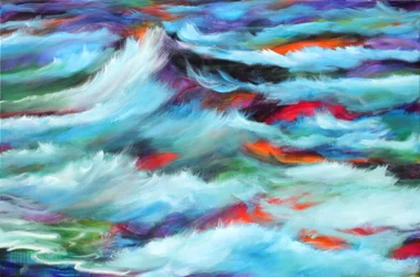 Wonderment Seas, 2015 (akryl på duk)