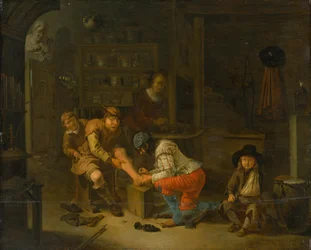 Hos apoteket, 1656.