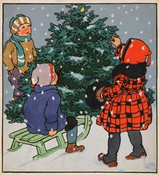 Illustration till Min kära lilla bok, 1928.