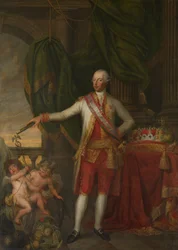 Porträtt av kejsar Josef II 1741-1790, andra hälften av 1700-talet.