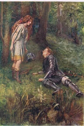 Belphoebe och Timius, Berättelser från Faerie Queen publicerade av George Harrap and Company